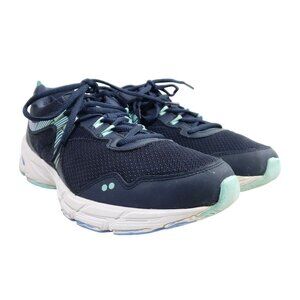 Ryka Womens Size 12W Navy Blue Intrigue 1 Walking Shoes Leather/Fabric Upper